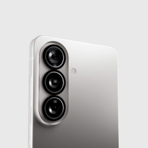 SBS rear camera protective glass skirtas Samsung Galaxy S26 - with black frame - Image 4