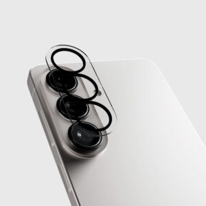 SBS rear camera protective glass skirtas Samsung Galaxy S26 - with black frame - Image 6