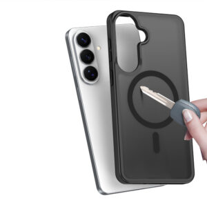 Dux Ducis Yind dėklas skirtas Samsung S26 suderinamas su MagSafe - juodos spalvos - Image 6