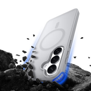 Dux Ducis Yind MagSafe Compatible Samsung S26 dėklas - pilkos spalvos - Image 9
