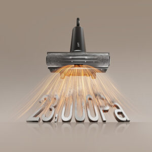 UWANT D600 Vertikalus dulkių siurblys su šlapio ir sauso valymo funkcija juodos spalvos - Image 9