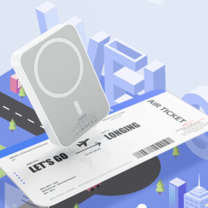 Dudao K26 Power Bank 10000mAh 20W USB-A / USB-C / MagSafe - White - Image 7