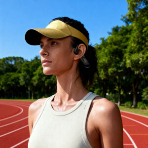 Dudao U22 Bluetooth 5.2 Bone Conduction Headphones with Headband - Black - Image 5