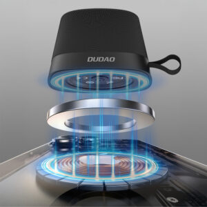 Dudao Y20 Wireless Speaker with Magnetic Mount Bluetooth 5.3 - Black - Image 2
