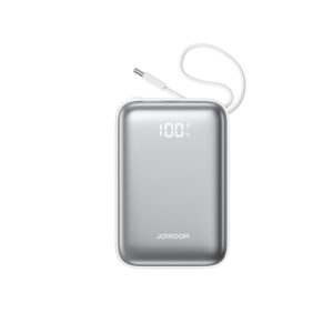 Joyroom JR-PBF29 20000mAh 22.5W Powerbank with Double Cable - White - Image 2