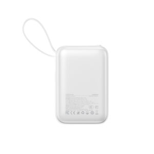 Joyroom JR-PBF29 20000mAh 22.5W Powerbank with Double Cable - White - Image 3