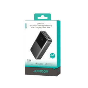 Joyroom JR-QP192 Star Series Mini 20000mAh 22.5W Powerbank with Digital Display - Black - Image 7
