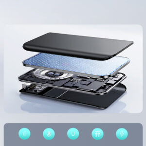 Joyroom JR-QP192 Star Series Mini 20000mAh 22.5W Powerbank with Digital Display - Black - Image 8