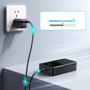 Joyroom JR-QP192 Star Series Mini 20000mAh 22.5W Powerbank with Digital Display - Black - Image 9