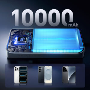 Joyroom JR-QP191 Star Series Mini 10000mAh 22.5W Powerbank with Digital Display - White - Image 5