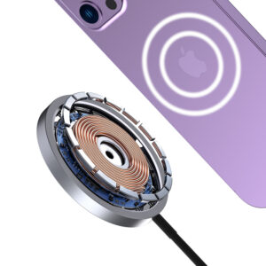 Dudao A12XS 15W MagSafe Compatible Wireless Charger - Black - Image 5