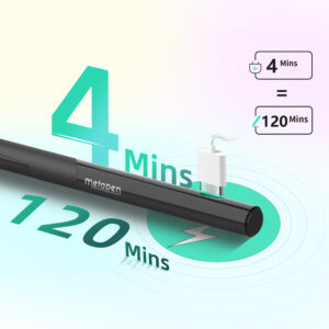 Metapen Pencil D1 stylus skirtas Apple iPad - black - Image 2