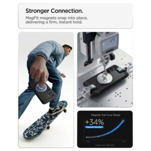 Spigen Tough Armor Mag MagSafe dėklas skirtas Samsung Galaxy S26 - juodos spalvos - Image 9