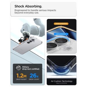 Spigen Ultra Hybrid dėklas skirtas Samsung Galaxy S26 - skaidrus - Image 9