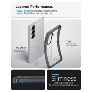 Spigen Ultra Hybrid dėklas skirtas Samsung Galaxy S26 - Semi-skaidrus - Image 7