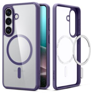 Spigen Ultra Hybrid Mag MagSafe dėklas skirtas Samsung Galaxy S26 - Clear violetinės spalvos - Image 2