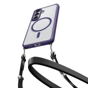 Spigen Ultra Hybrid Mag MagSafe dėklas skirtas Samsung Galaxy S26 - Clear violetinės spalvos - Image 6