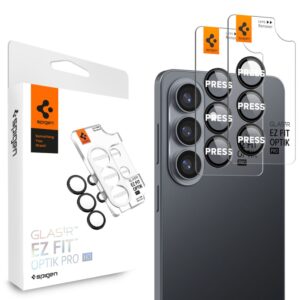 Spigen Glas.Tr Ez Fit Optik Pro HD Camera Cover 2-pack skirtas Samsung Galaxy S26 - Black