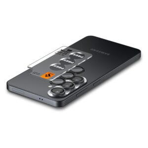 Spigen Glas.Tr Ez Fit Optik Pro HD Camera Cover 2-pack skirtas Samsung Galaxy S26 - Black - Image 5