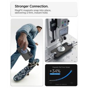 Spigen Liquid Air Mag MagSafe dėklas skirtas Samsung Galaxy S26+ - pilkos spalvos - Image 9