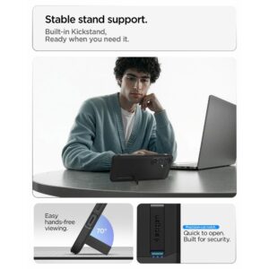 Spigen Tough Armor Mag MagSafe dėklas skirtas Samsung Galaxy S26+ - juodos spalvos - Image 9
