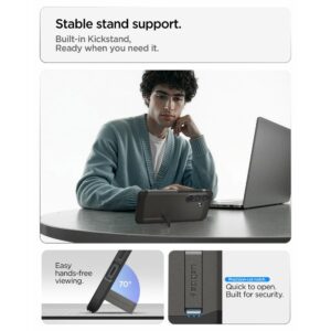 Spigen Tough Armor Mag MagSafe dėklas skirtas Samsung Galaxy S26+ - pilkos spalvos - Image 9