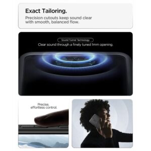 Spigen Optik Armor dėklas skirtas Samsung Galaxy S26 Ultra - juodos spalvos - Image 8