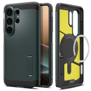 Spigen Tough Armor Mag MagSafe dėklas skirtas Samsung Galaxy S26 Ultra - žalios spalvos - Image 2