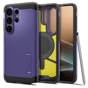 Spigen Tough Armor Mag MagSafe dėklas skirtas Samsung Galaxy S26 Ultra - violetinės spalvos
