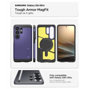 Spigen Tough Armor Mag MagSafe dėklas skirtas Samsung Galaxy S26 Ultra - violetinės spalvos - Image 8