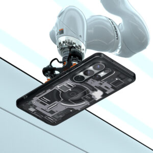 Spigen Ultra Hybrid Mag MagSafe dėklas skirtas Samsung Galaxy S26 Ultra Zero One - Clear Black - Image 8