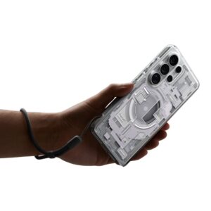 Spigen Ultra Hybrid Mag MagSafe dėklas skirtas Samsung Galaxy S26 Ultra Zero One - Clear and White - Image 6