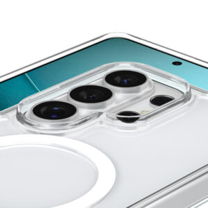 Spigen Ultra Hybrid S Mag MagSafe dėklas skirtas Samsung Galaxy S26 Ultra - Clear and White - Image 8