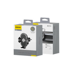 Dudao F2+ smartphone holder for the air vent with clamp - black - Image 9