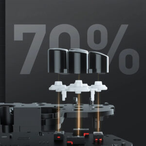 Machenike G5Pro Premium Edition Wireless Game Controller with Charging Station - Black and Gold - Image 4