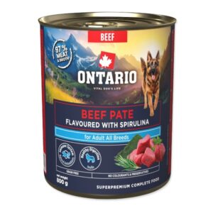 Ontario Adult Jautienos paštetas su Spirulina 800g