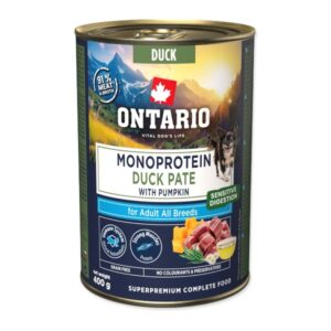 Ontario Adult Monoprotein Antienos paštetas su Moliūgu 400g