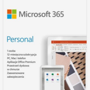 Microsoft 365 Personal PL (1 asmeniui; 5 įrenginiai; 12 mėnesių; fizinė versija; Lenkija) (EP2-32454) - Image 2