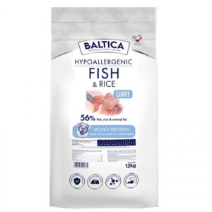 BALTICA Nutraceutic Hypoallergenic Light L/XL Fish with rice - sausas maistas šunims - 12kg