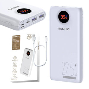 Powerbank Romoss SW20PF 20000mAh, 22.5W baltos spalvos - Image 2