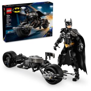 LEGO BATMAN 76273 Betmeno figūrėlė ir dviratis Bat-Pod
