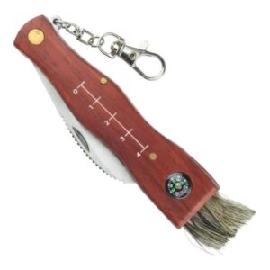 SCK Mushrooms CC-GC105 Grybautojo peilis su kompasu Ruda spalva - Image 2