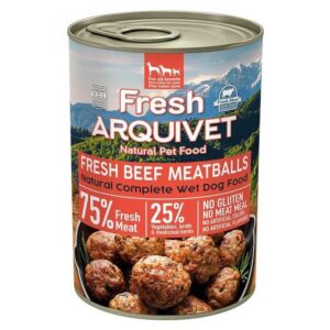 ARQUIVET Fresh Beef meatballs in sauce - drėgnas ėdalas šunims - 400g