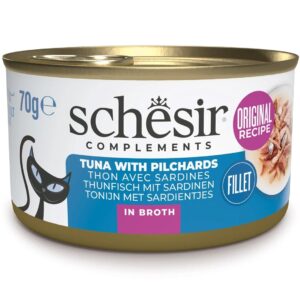 SCHESIR in cooking broth Tuna with sardines - šlapias kačių maistas - 70 g