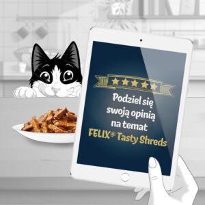 FELIX Tasty Shreds su lašiša ir tunu - 4x 80g - Image 2