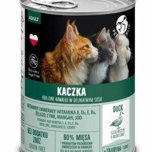 PET REPUBLIC Adult Duck  - šlapias kačių maistas - 400g