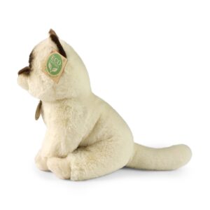 Rappa - Plush realistic mascot Ragdoll cat sitting 23 cm Eco-Friendly Soft Collection - Image 3