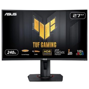 ASUS TUF Gaming VG27VQM kompiuterio monitorius 68,6 cm (27") 1920 x 1080 pikseliai „Full HD“ LED Juoda