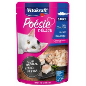 VITAKRAFT Poesie Delice blackfish - drėgnas kačių maistas - 85 g