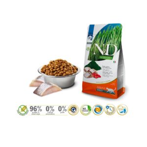 FARMINA N&D Spirulina Herring - sausas kačių maistas - 1.5 kg - Image 2